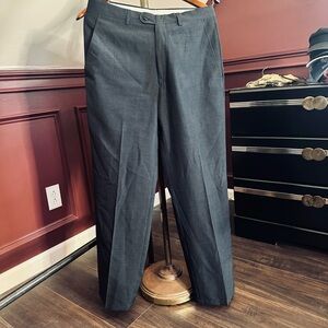 SARTORIALE $350 blue plaid Angelico Tasmanian wool pleated men’s pants Italy